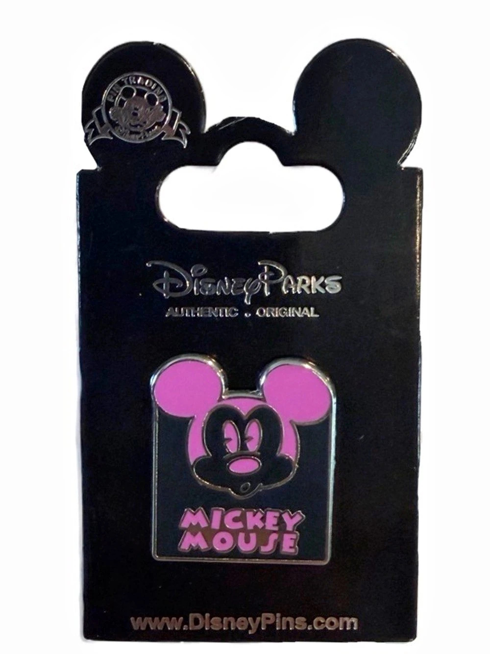 Disney Pin Mickey Pop-Art Expressions Mystery Pin Baffled Pink